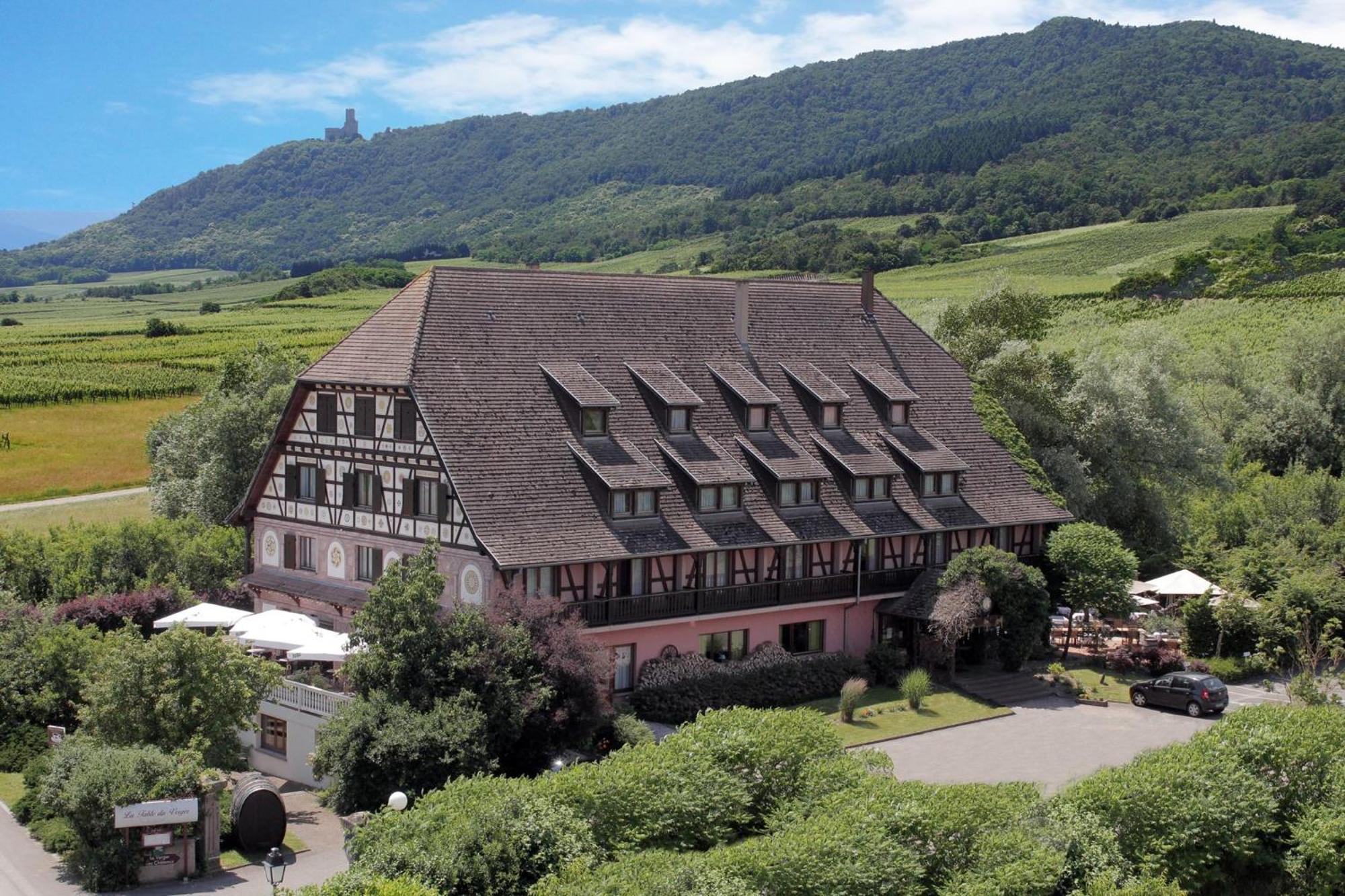 Hotel Restaurant Verger Des Chateaux, Route Des Vins Haut-Koenigsbourg Dieffenthal Buitenkant foto