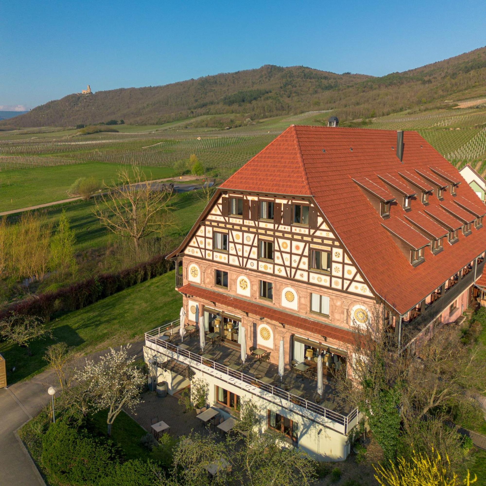 Hotel Restaurant Verger Des Chateaux, Route Des Vins Haut-Koenigsbourg Dieffenthal Buitenkant foto